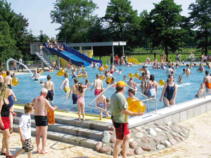 Das Freibad Burgbad in Langwedel